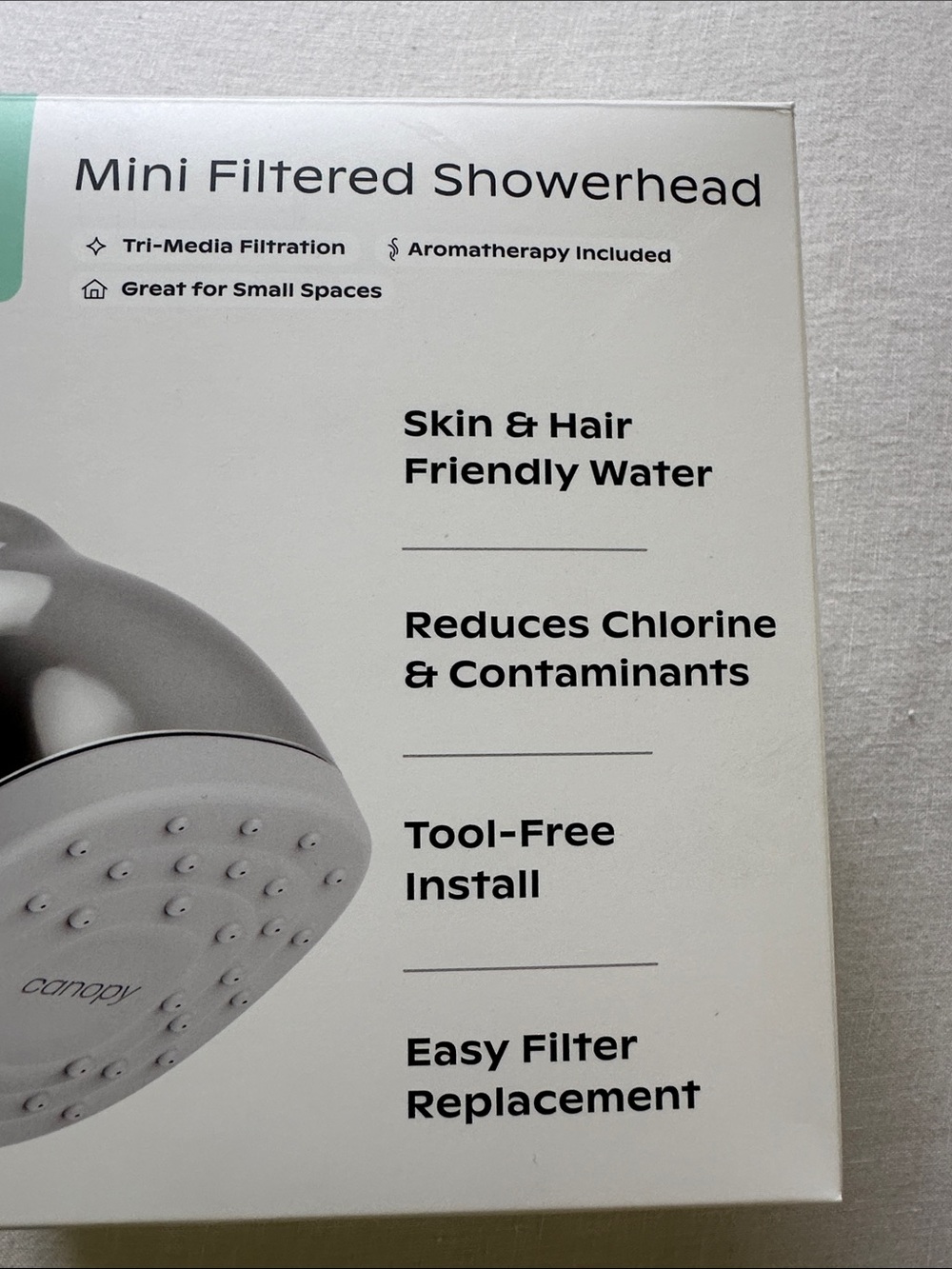 Canopy Mini Filtered Showerhead - Picture 2 of 5